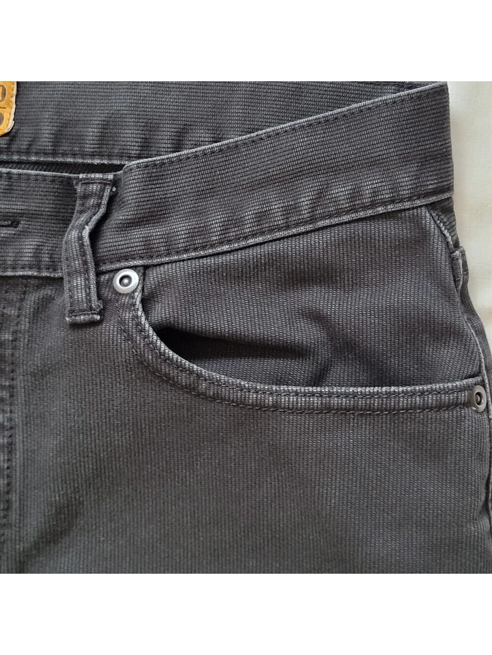J.Crew 770 Straight Fit Pinwale Corduroy Pants Men's 30x30 Black B0202